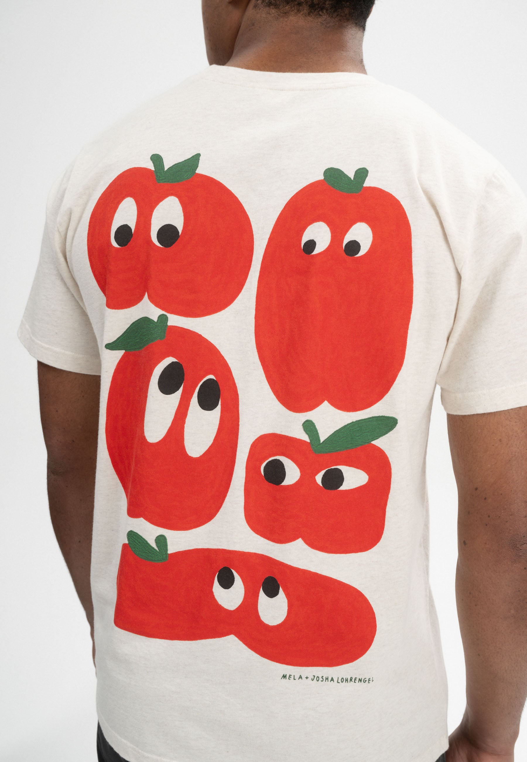 #Farbe_cream melange / one apple a day