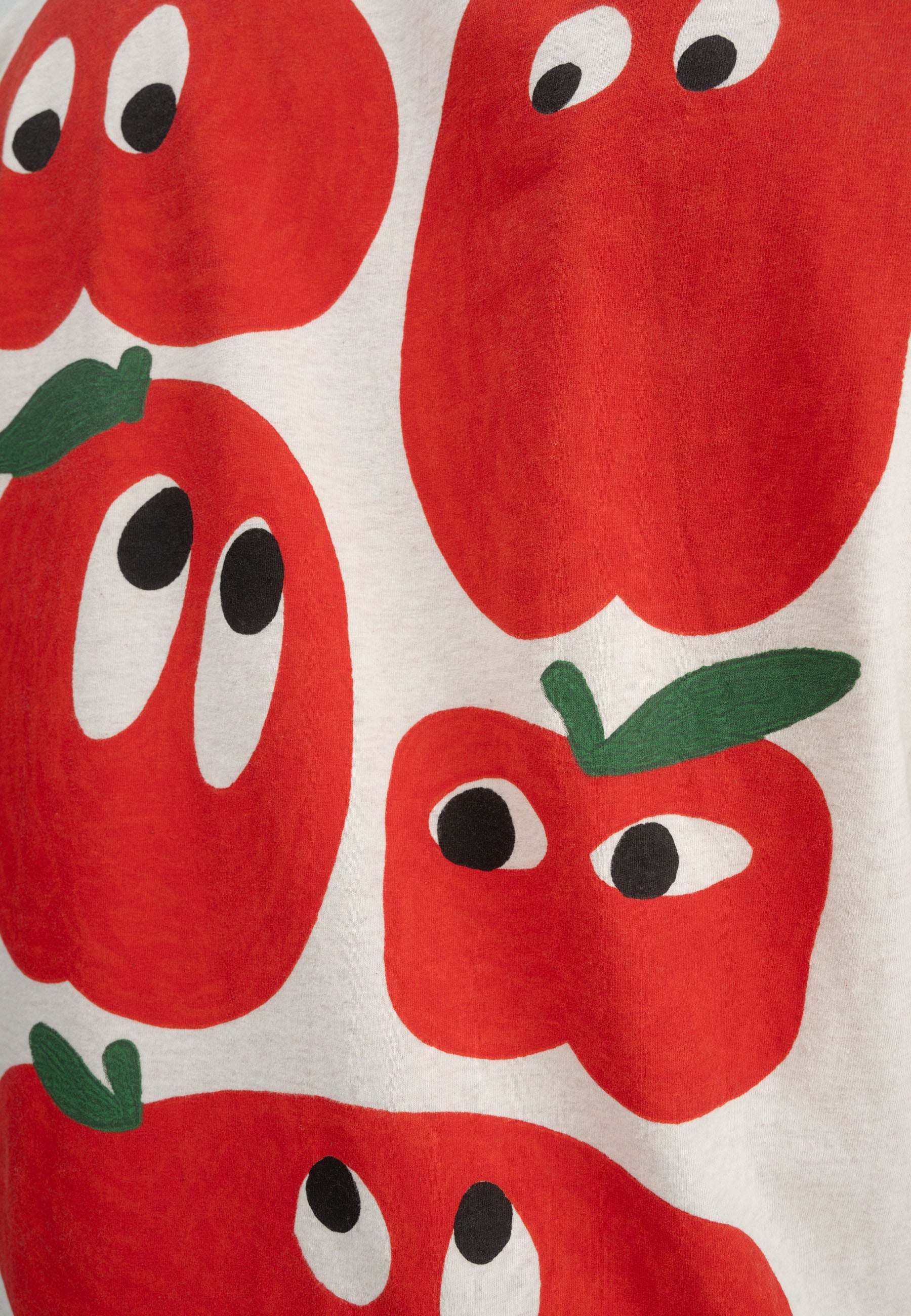 #Farbe_cream melange / one apple a day