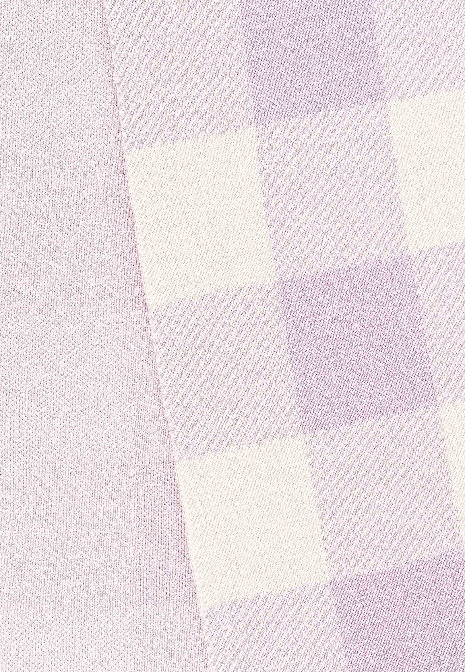 #Farbe_lilac / cream karo
