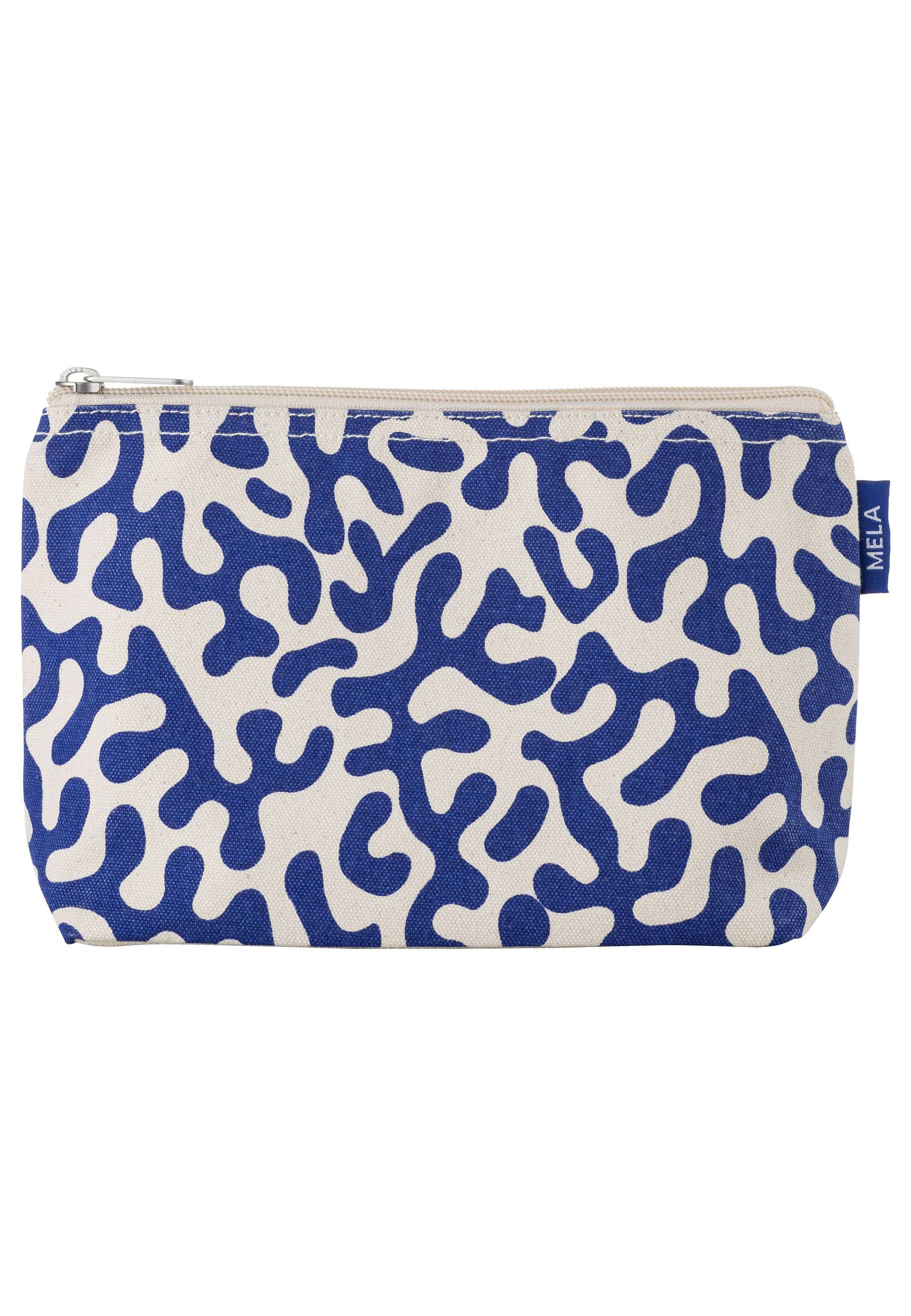 #Farbe_greige / blue coral print