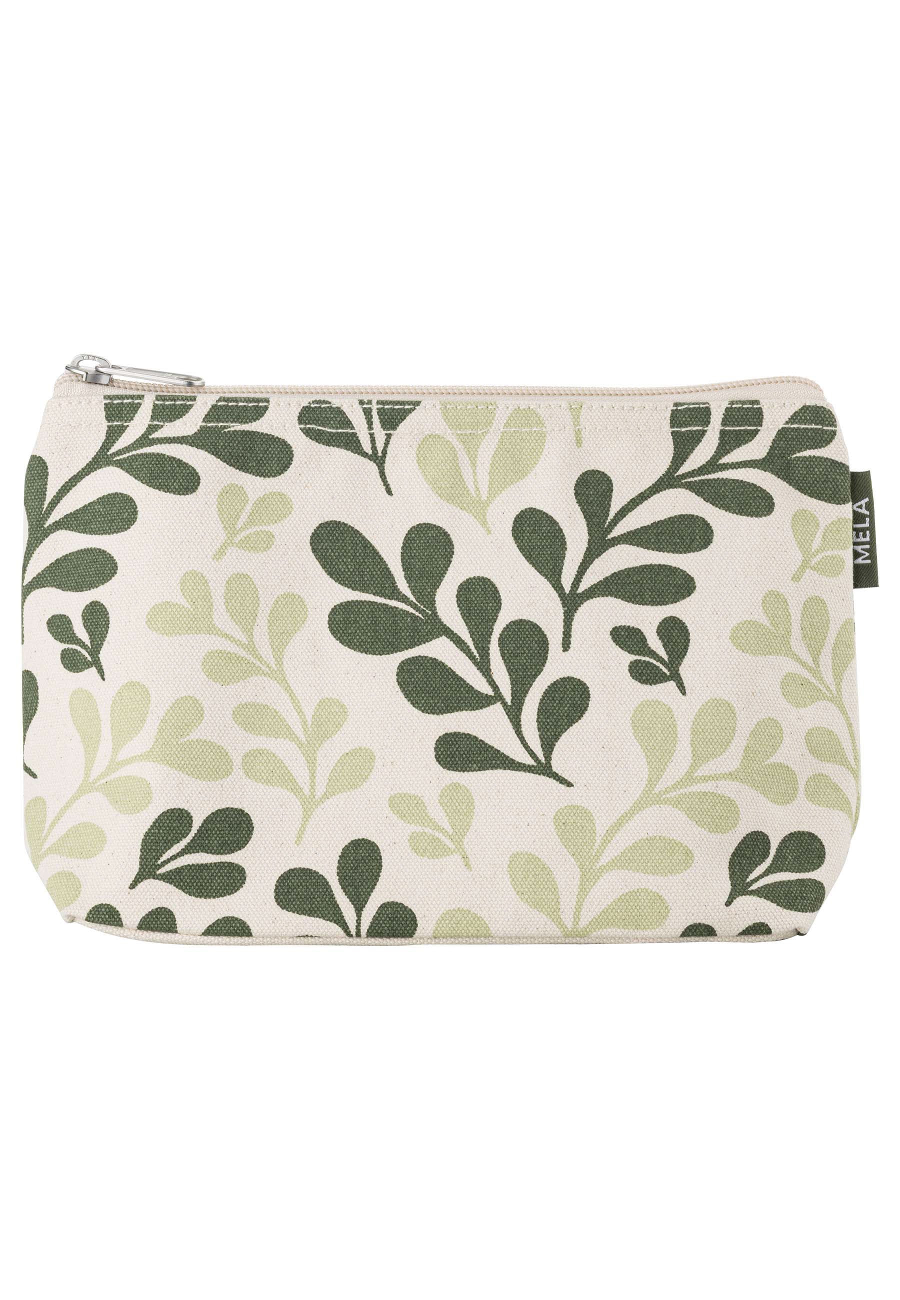 #Farbe_greige / green leaf print