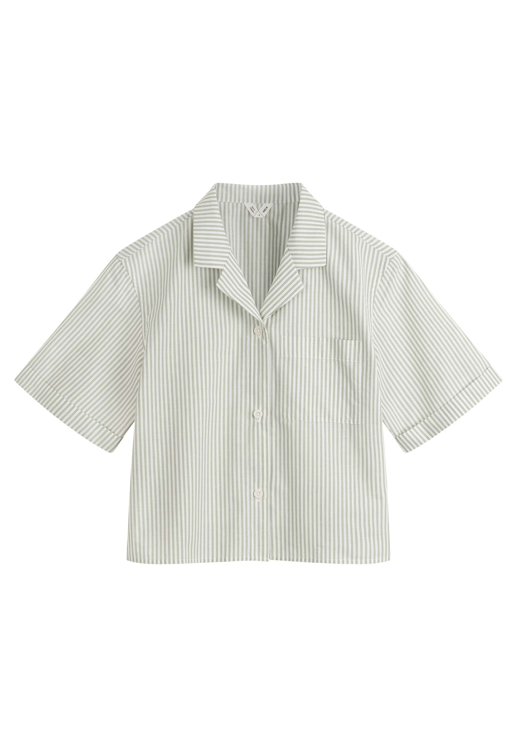 #Farbe_thymian / naturweiß gestreift