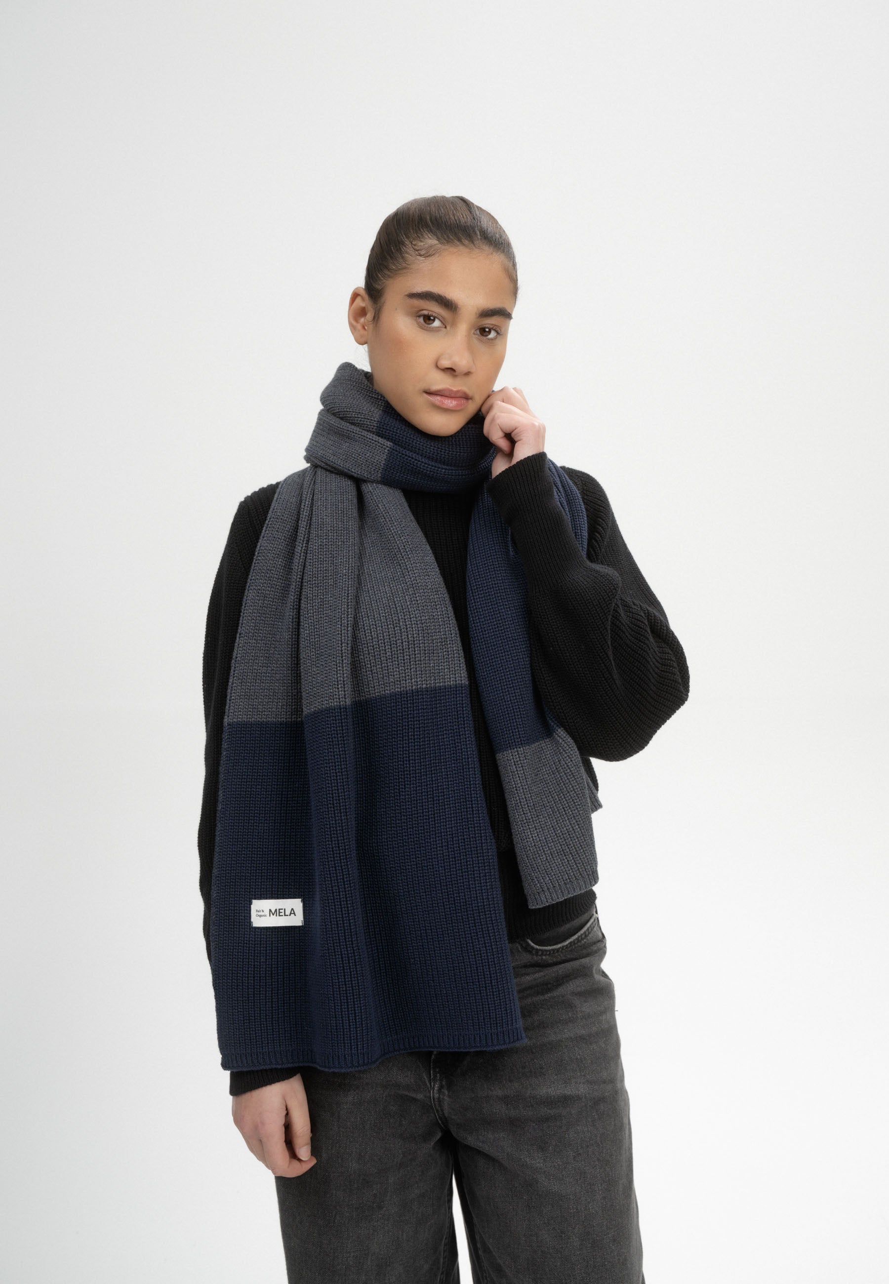 #Farbe_navy /anthrazit melange gestreift