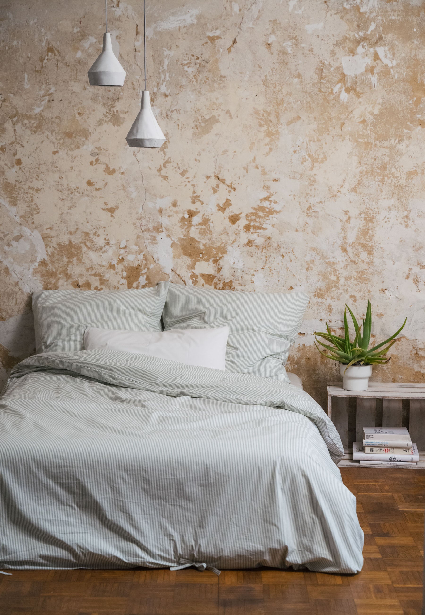 #Farbe_thymian - naturweiss gestreift