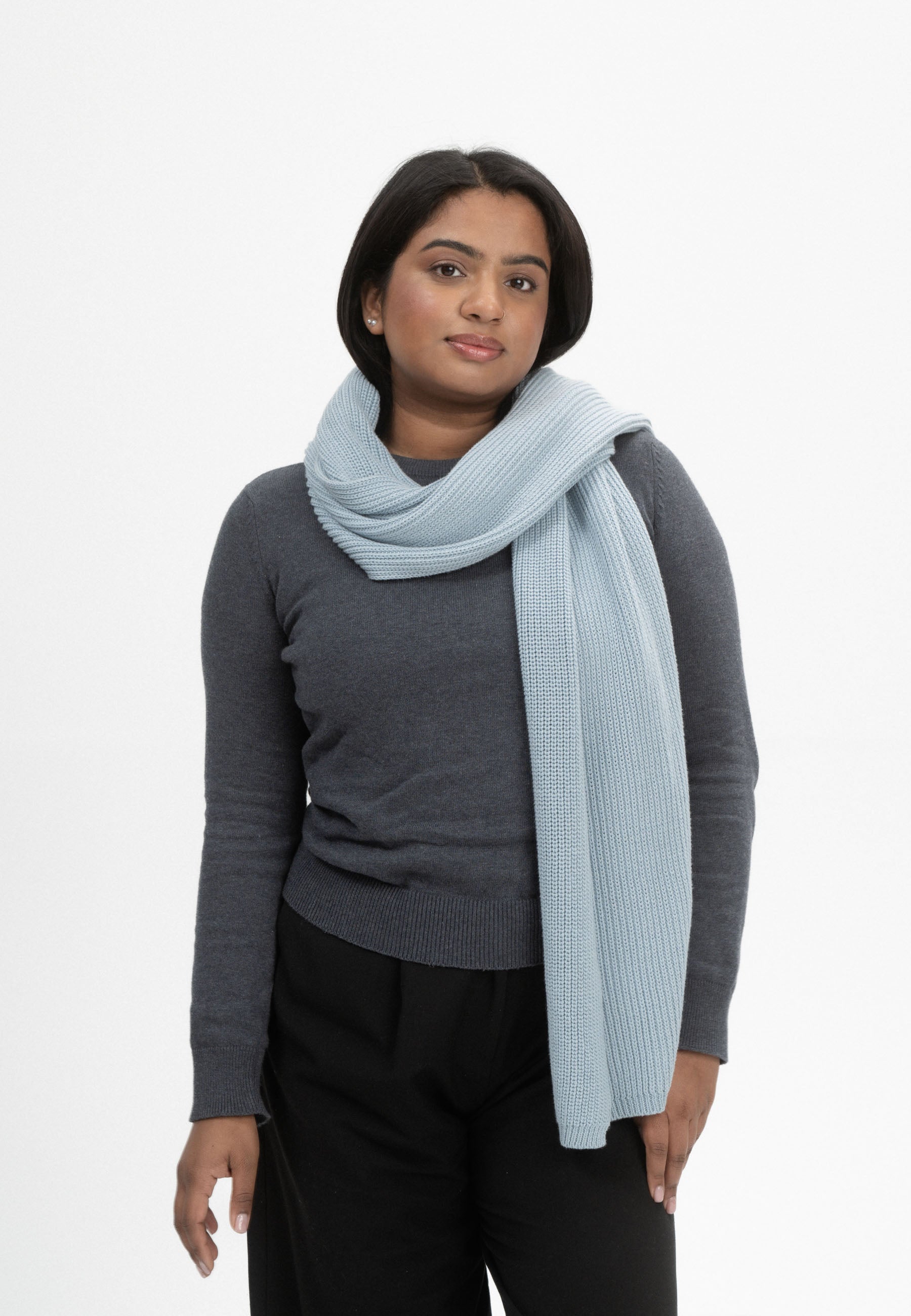 Rib Knit Scarf NAGNA