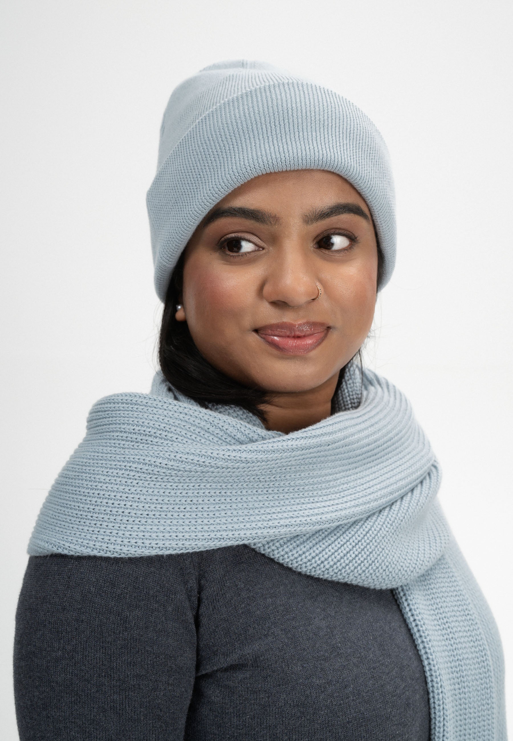 Rib Knit Scarf NAGNA