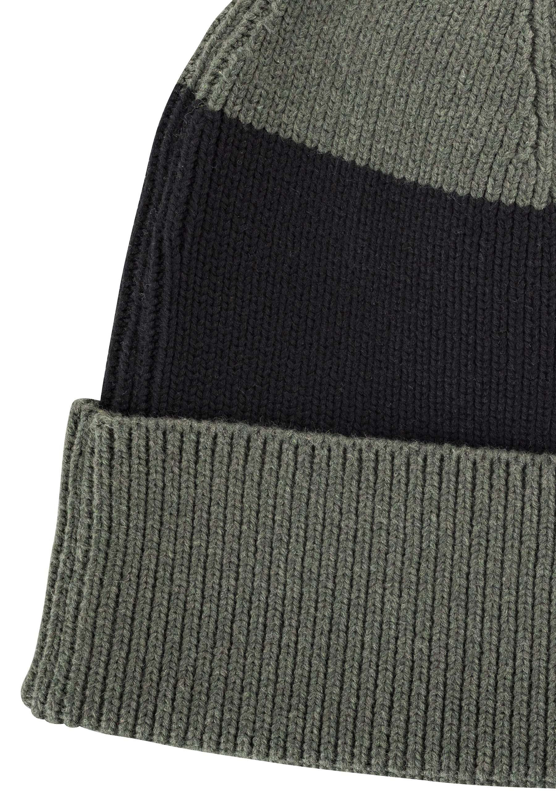 #Farbe_grün melange / schwarz gestreift