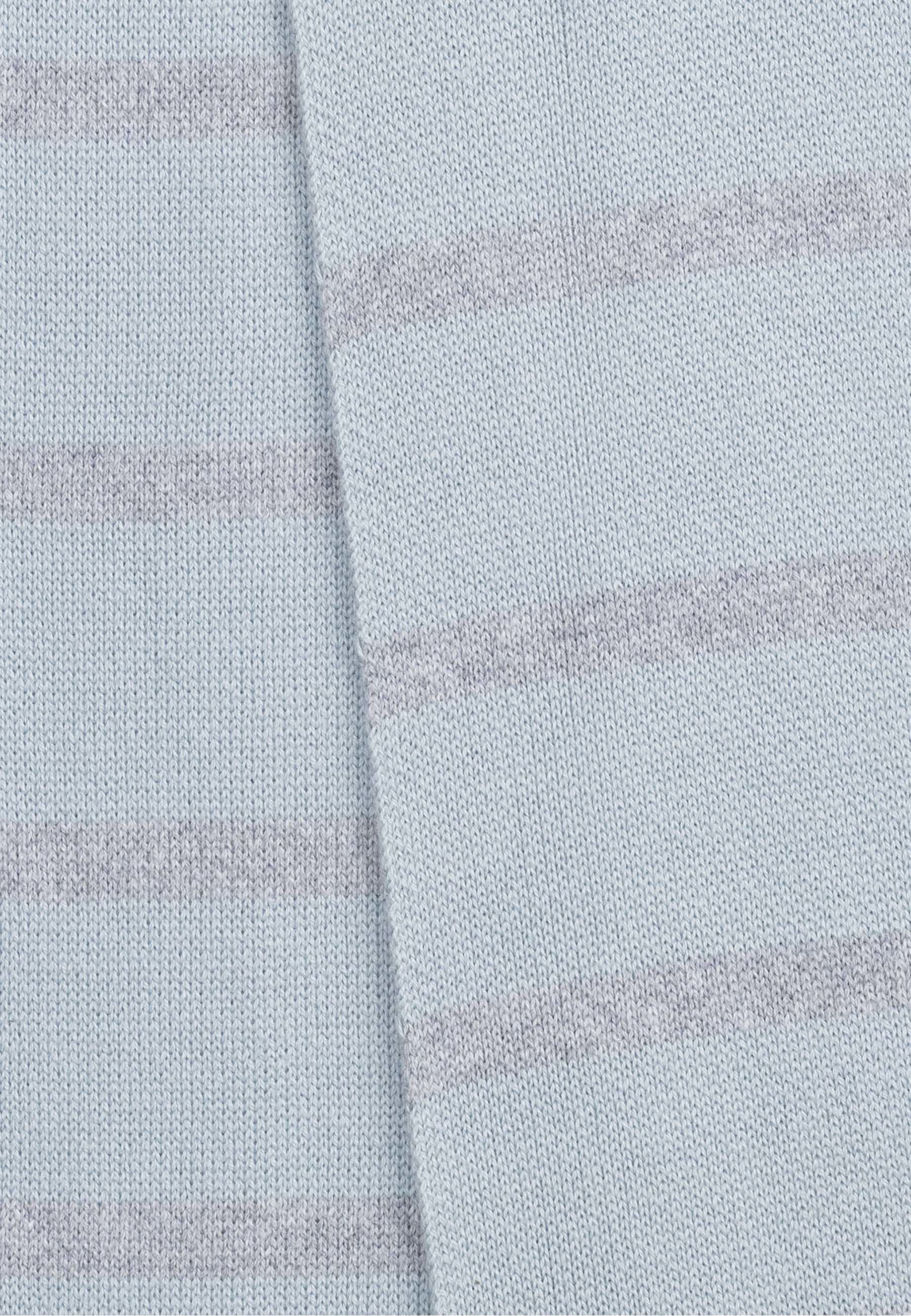 #Farbe_cloudy blue / grau melange gestreift