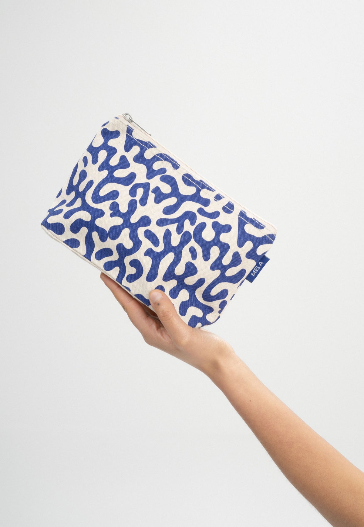 #Farbe_greige / blue coral print