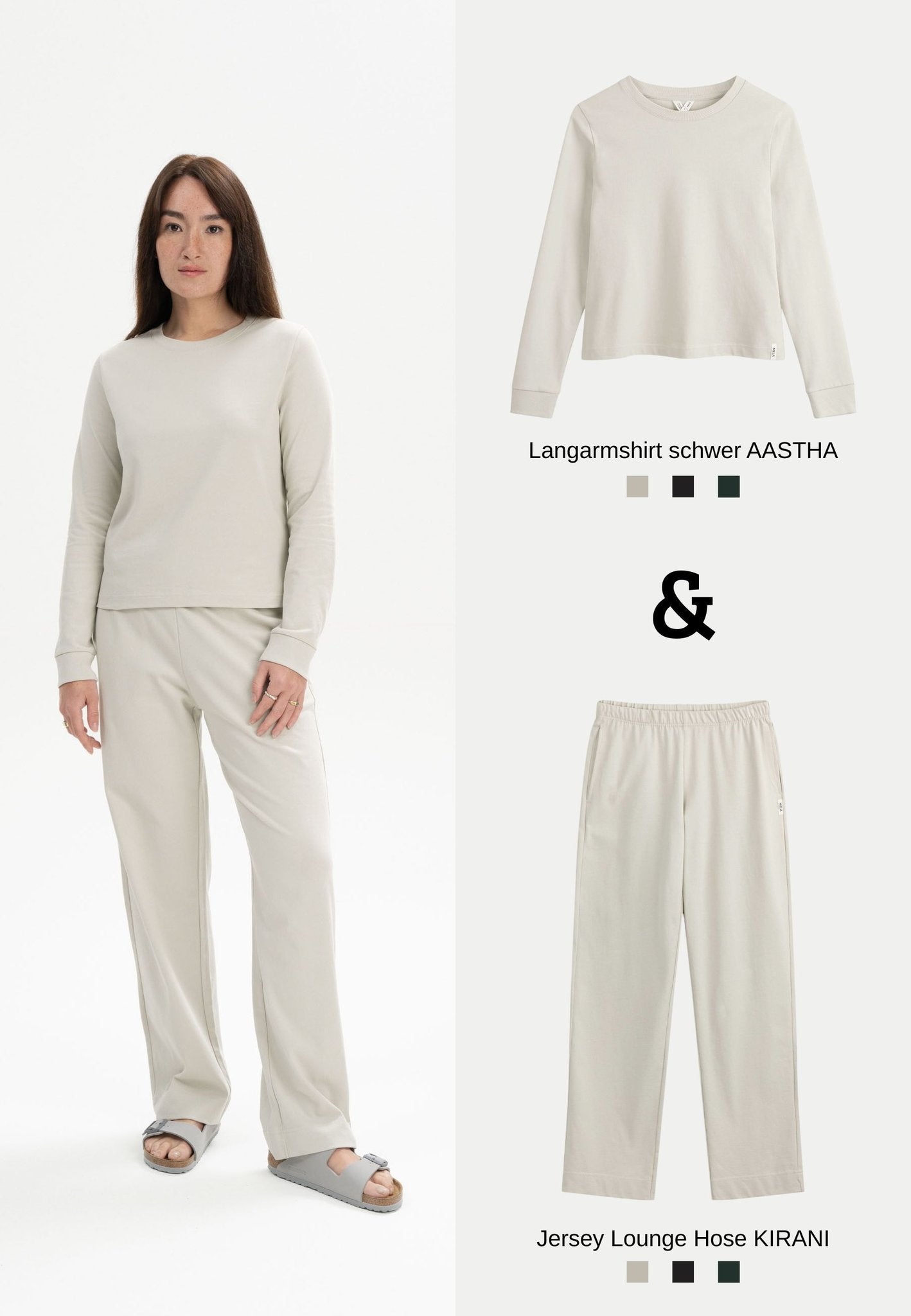 Bundle Langarmshirt AASTHA + Lounge Hose KIRANI