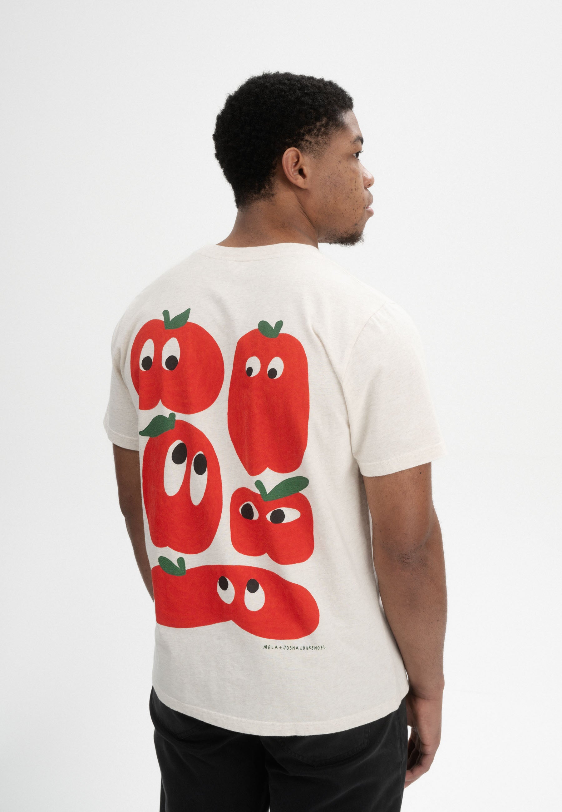 #Farbe_cream melange / one apple a day