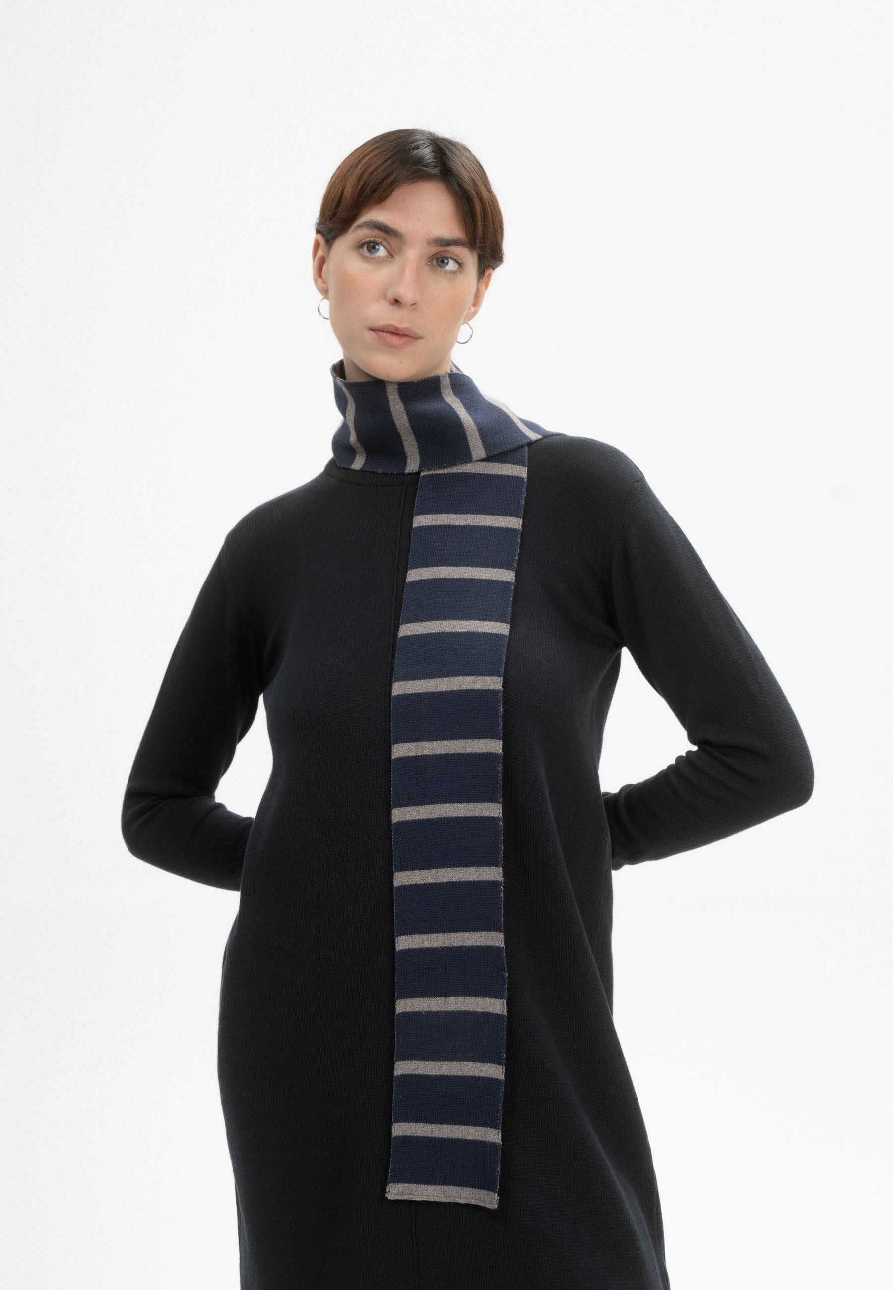 #Farbe_navy / bear melange gestreift
