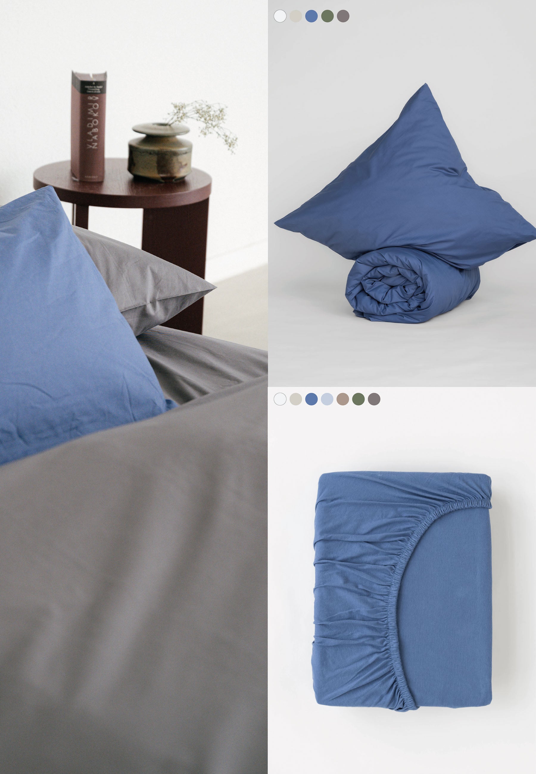 Set bed linen MAJULI + jersey fitted sheet PAMBAN