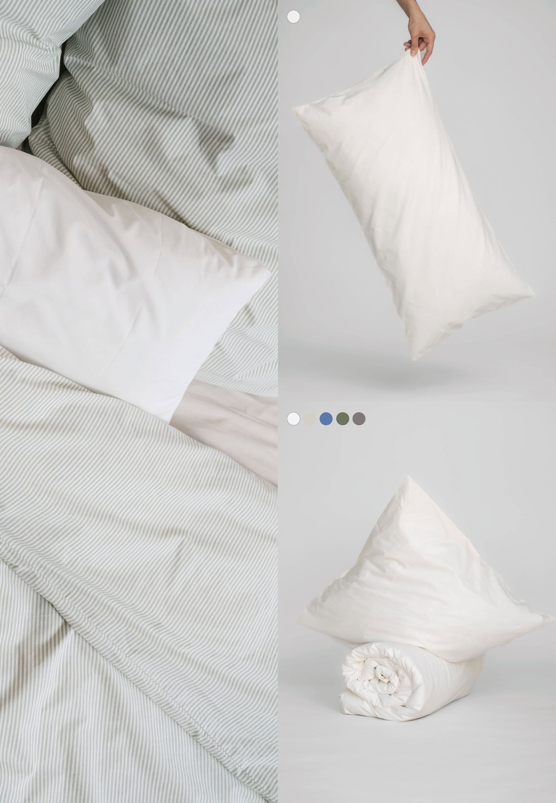 Bundle Percale Bedding Set MAJULI + Percale Pillowcase MAJULI