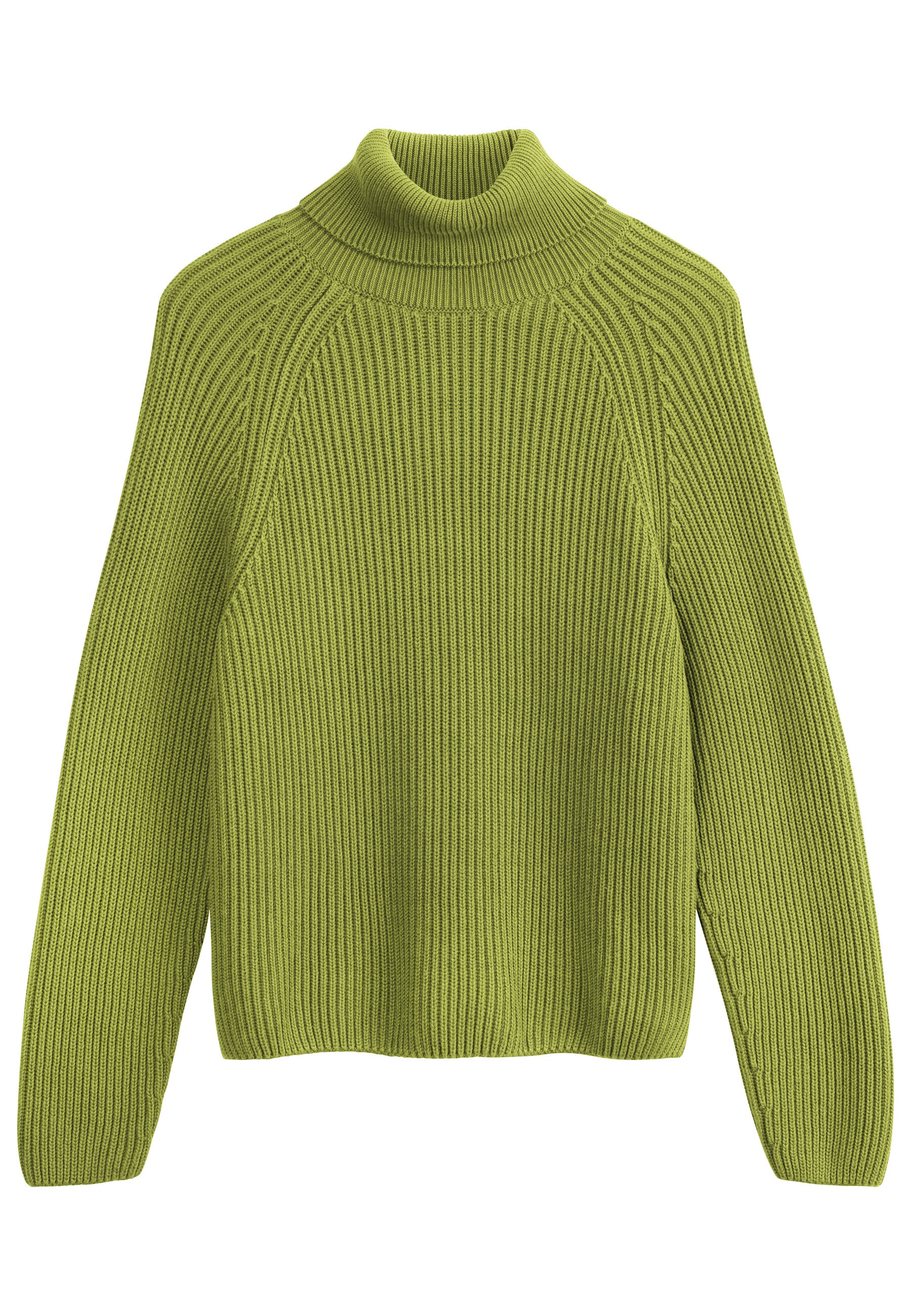 Ribbed knit turtleneck sweater style CHIRHA