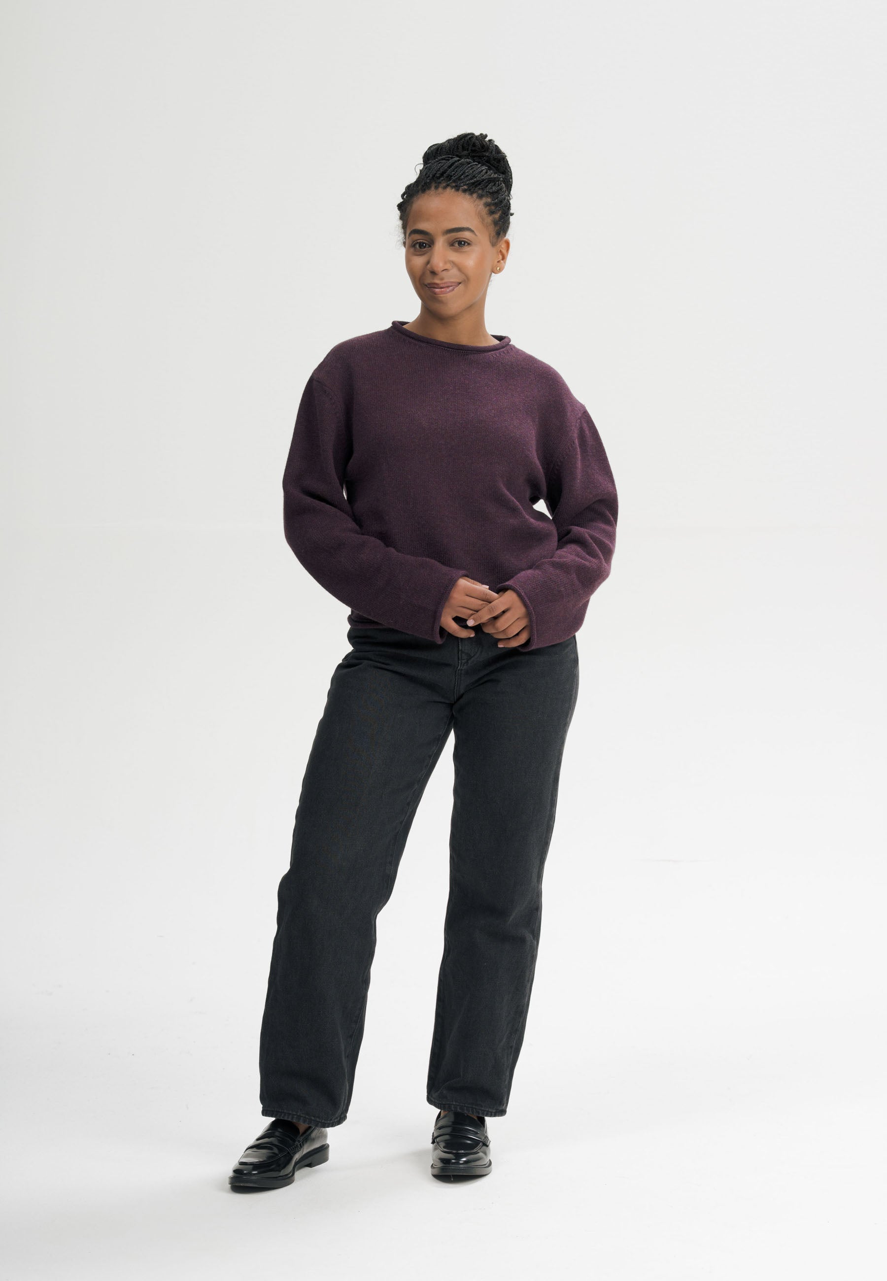 #Farbe_elderberry melange