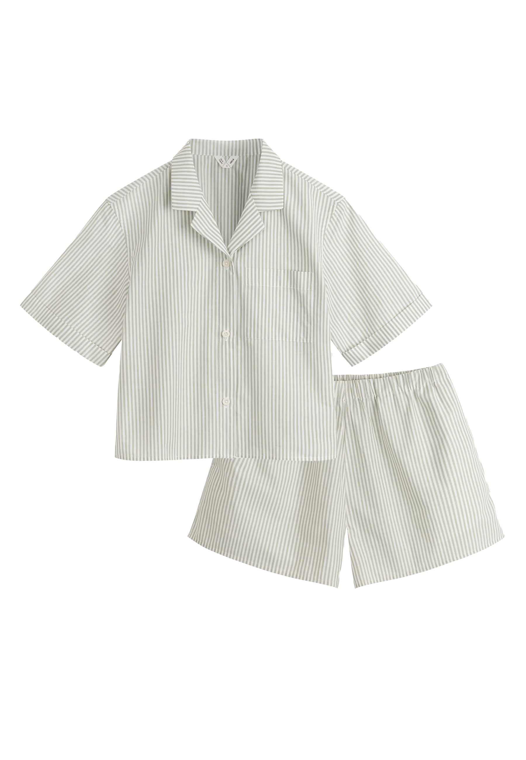 #Farbe_thymian / naturweiß gestreift