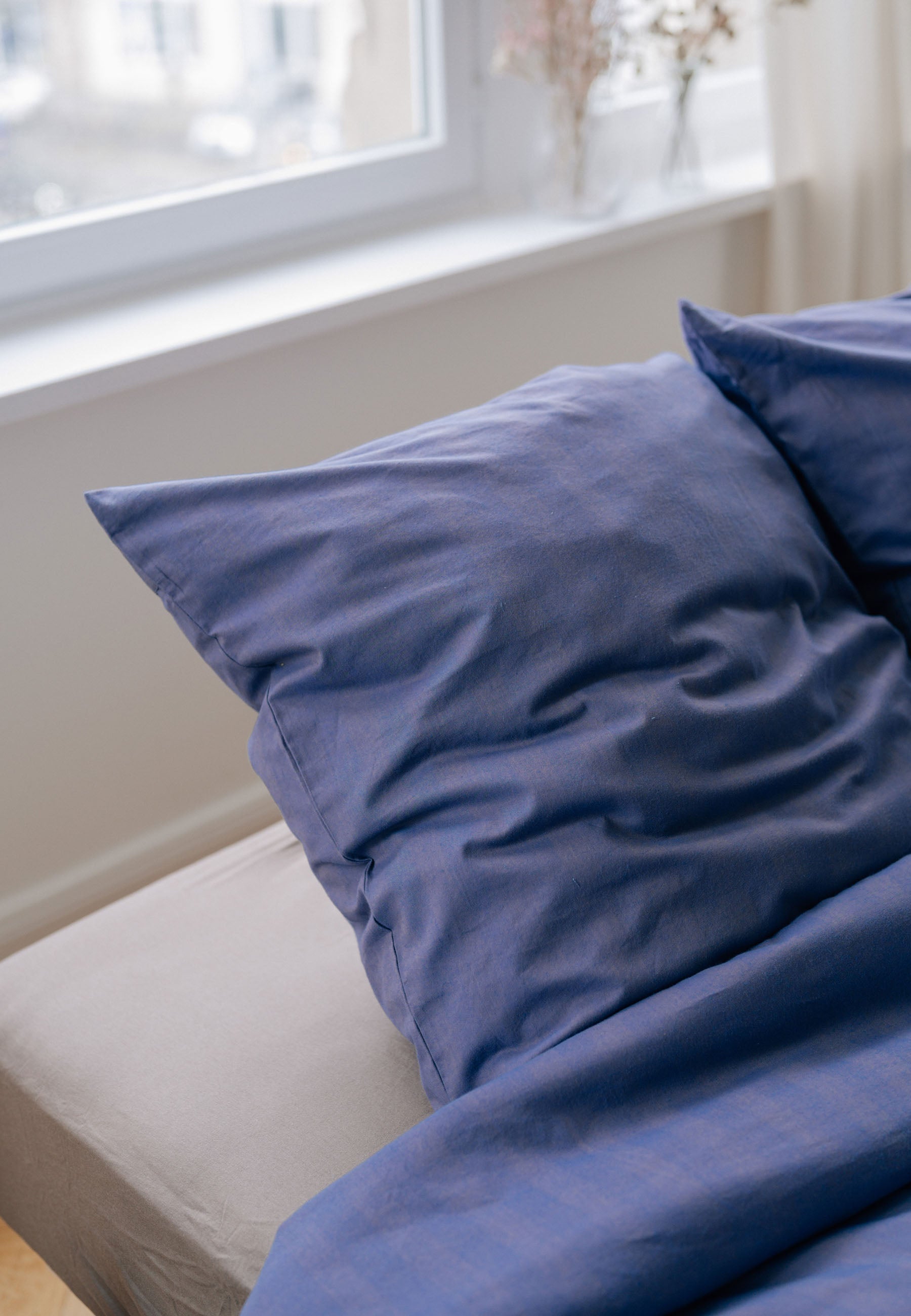 #Farbe_blau / mocca herringbone