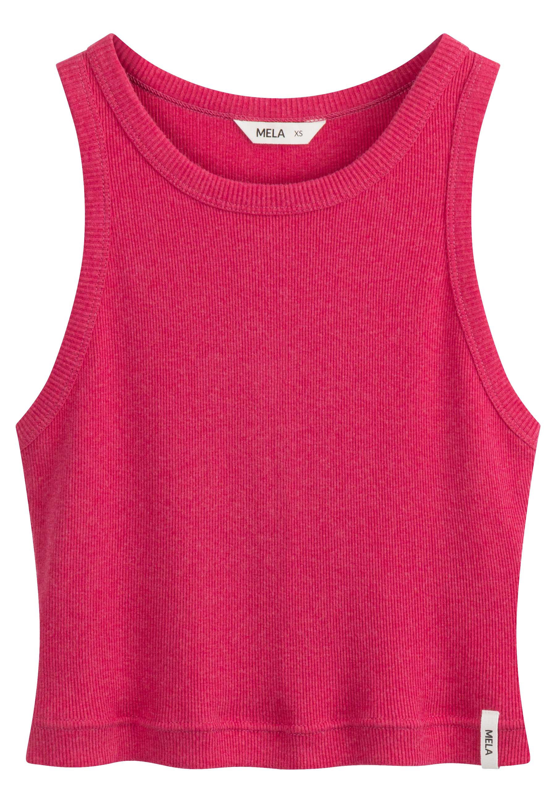 Cropped rib tank top style PRISHA