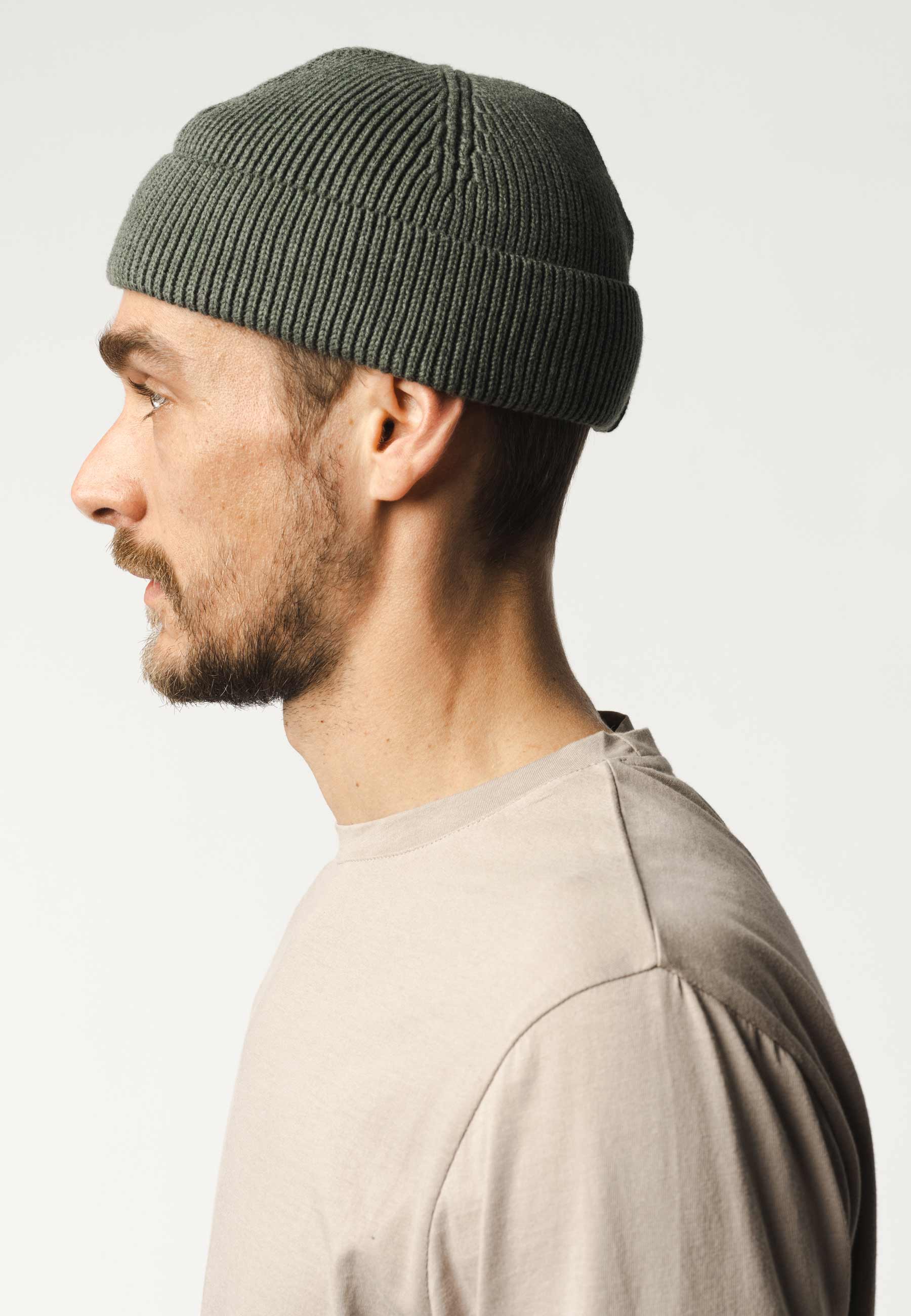 Short Rib Knit Beanie RAFI