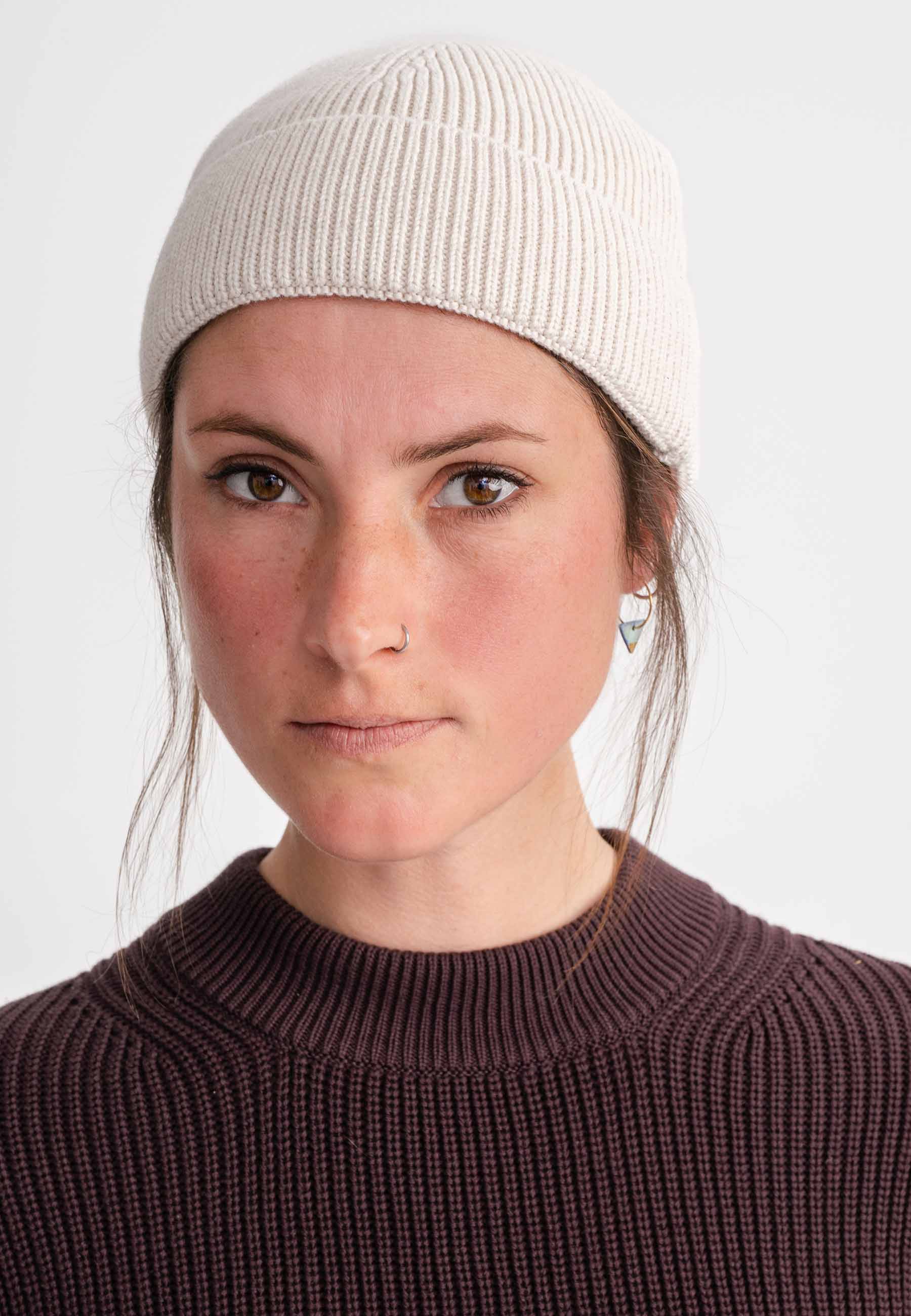 Short Rib Knit Beanie RAFI
