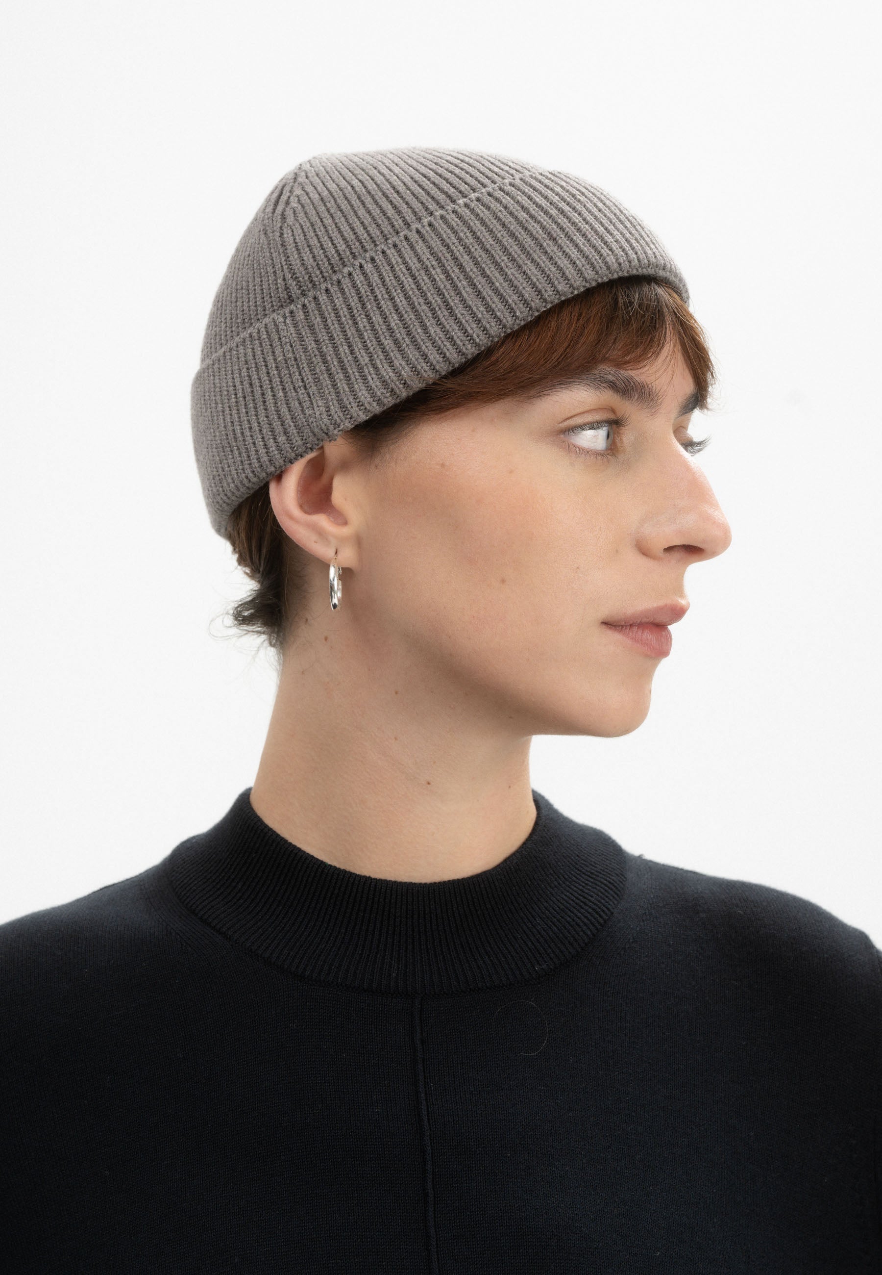 Short Rib Knit Beanie RAFI