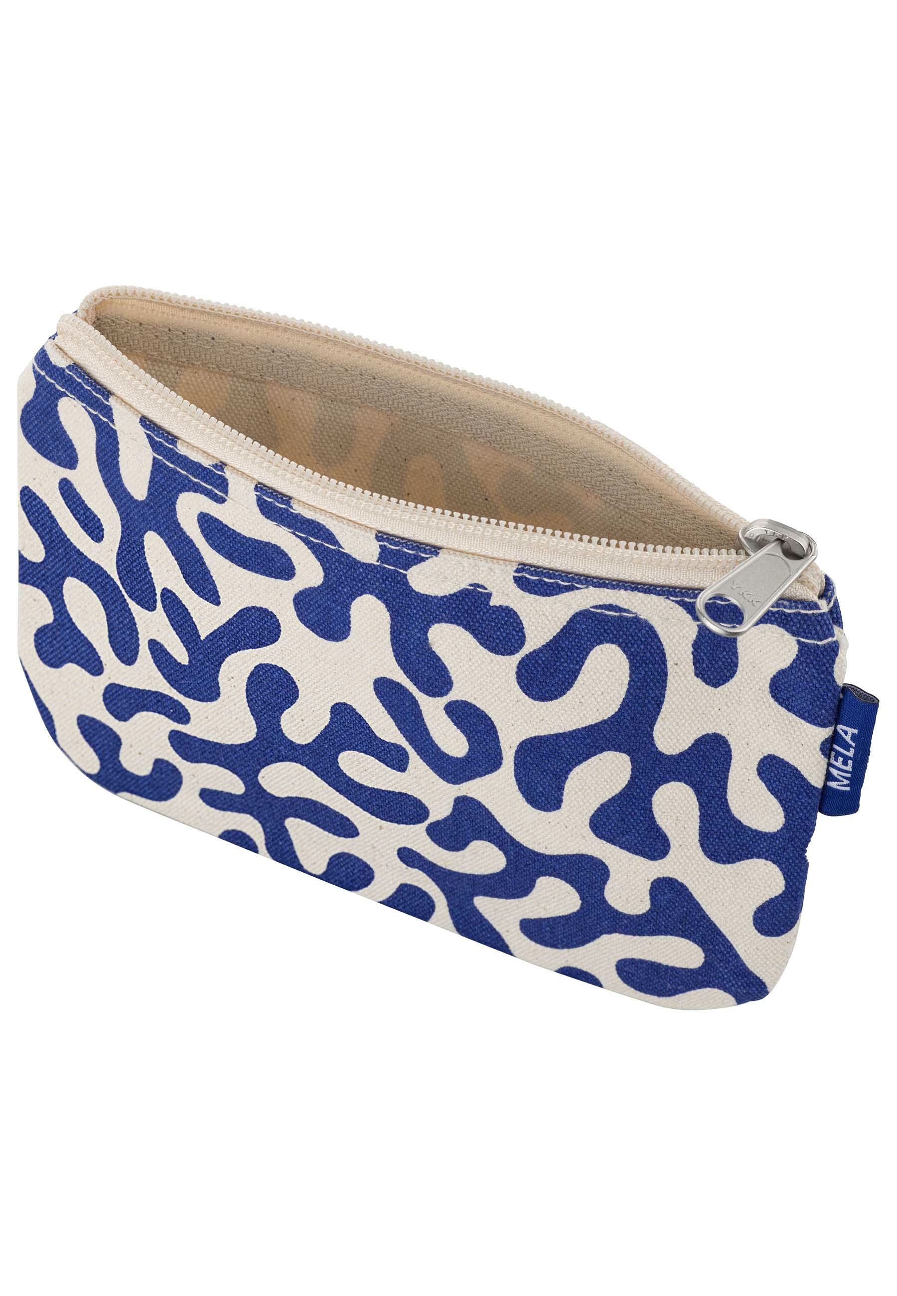 #Farbe_greige / blue coral print